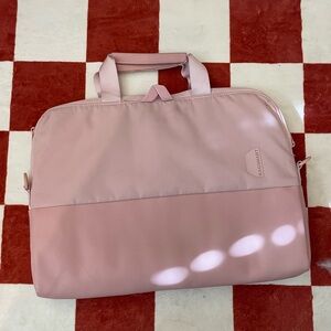 Pink computer bag